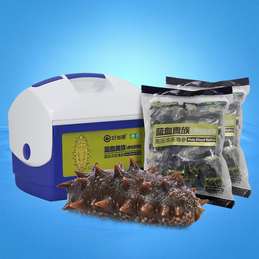 藍血貴族高壓冷凍海參 500g（11-15頭）